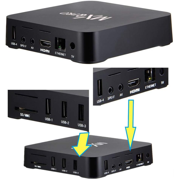 Смарт TV приставка TV-BOX MXQPRO 4K 5G (Android 13.0 2/16) Андроид